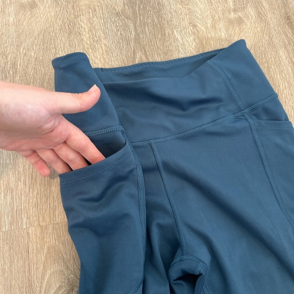 Victoria's Secret VSX High Rise Pocket Leggings in Blue Size Medium - Picture 5 of 7